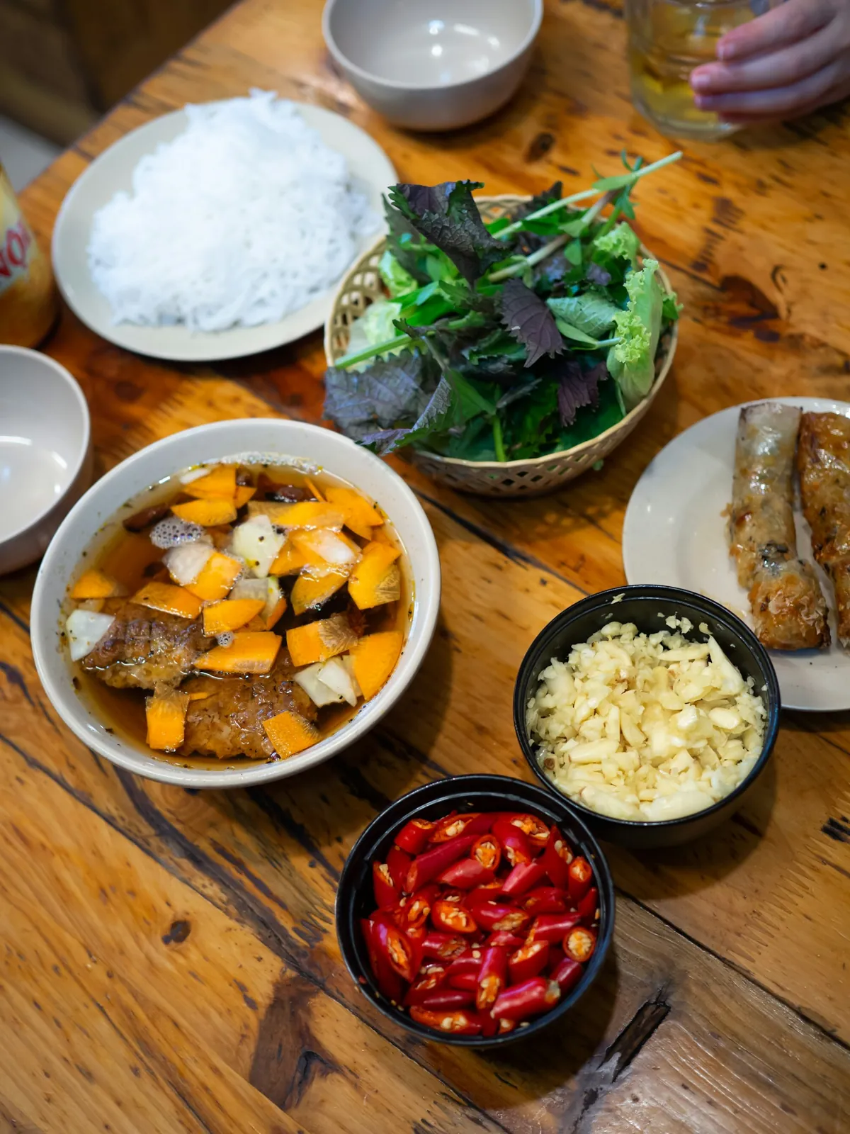 Bún chả: follow the charcoal
